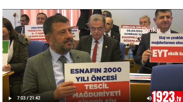 EYT VELİ AĞBBA BÜTÇE TBMM